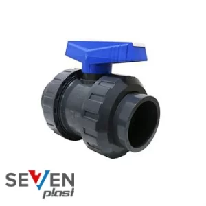 شیر توپی سه تیکه UPVC