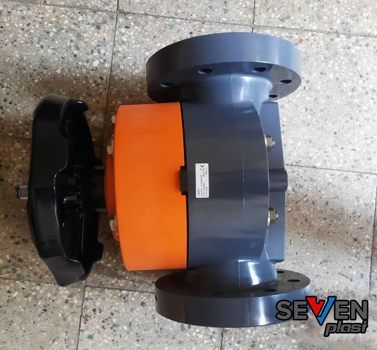 Flanged-diaphragm-valve-gf شیر دیافراگمی فلنج دار جورج فیشر