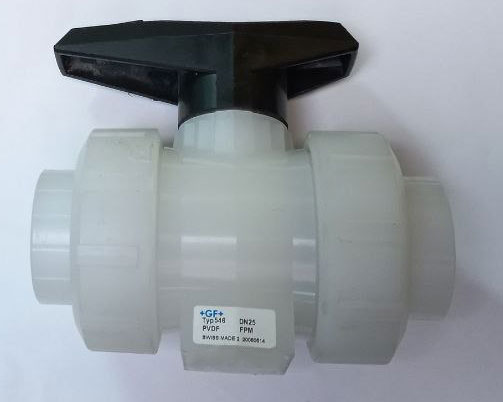 شیر توپی pvdf